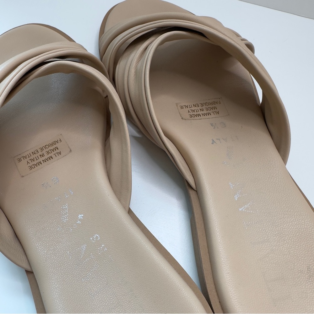 Italian Shoemakers Leather Slide Sandals – Made in Italy - Picture 5 of 6